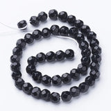 20 Strands 4mm Faceted Glass Beads for Jewelry Making