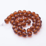 20 Strands 8mm Glass Beads Round Spacer Beads for DIY Jewelry Making