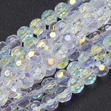 20 Strands 8mm Glass Beads Round Spacer Beads for DIY Jewelry Making