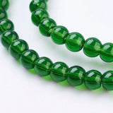 Mixed Round Glass Beads Spacer Bead 1mm Hole 4mm Diameter DIY Jewelry Bracelet