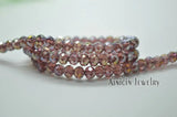 20 Strands Wine Red Glass Beads for DIY Jewelry Making