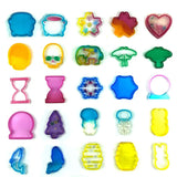 20 Silicone Mould Heart Shaped for Resin Epoxy Keychain Jewelry Making