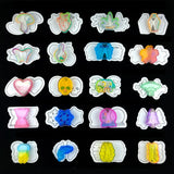 20 Silicone Mould Heart Shaped for Resin Epoxy Keychain Jewelry Making