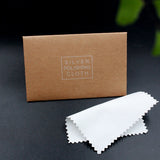 Silver Jewelry Maintenance Cloth Oxidize Yellow Blacken Shine Necklace Cloth