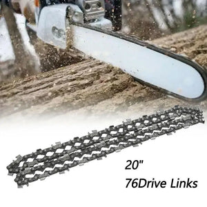20" 76 Drive Links Chainsaw Mill Chain For Wood Cutting