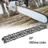 20" 76 Drive Links Chainsaw Mill Chain For Wood Cutting