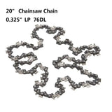20" 76 Drive Links Chainsaw Mill Chain For Wood Cutting