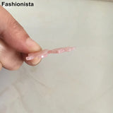 20 pcs Resin Goldfish Charms,White,Pink,Double Sided Acrylic Charms For Crafts