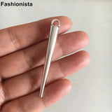 20 pcs Antique Zinc Alloy Long Cone Charms for DIY Earrings Necklace