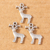 20 pcs Deer Elk Charms for X'mas Jewelry Making
