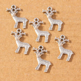 20 pcs Deer Elk Charms for X'mas Jewelry Making