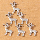20 pcs Deer Elk Charms for X'mas Jewelry Making