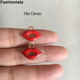20 Cute Charms for Jewelry Making - Fish Bones, Telescope, Lip, Cactus Charms