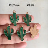 20 Cute Charms for Jewelry Making - Fish Bones, Telescope, Lip, Cactus Charms