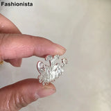 20 pcs Filigree Metal Flowers Charms, Lucky Clouds For Necklace or Crafts DIY