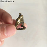Great Shark Jaw Charm Pendant 18*29mm - Metal Bronze Charms