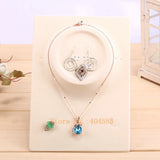 20 pcs Jewelry Set Display Cards with plastic Bag