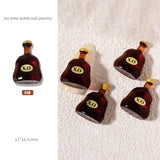 20pcs 3D Mini Wine Bottle Nail Charms DIY Nail Art Decoration