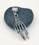 Steampunk Skeleton Hand Beads Charms Pendant For Bracelet Making