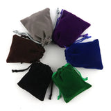20pcs 7x9cm Velvet Bag Pouch Jewelry Storage Drawstring Gift Bags