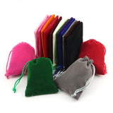 20pcs 7x9cm Velvet Bag Pouch Jewelry Storage Drawstring Gift Bags