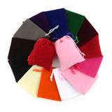 20pcs 7x9cm Velvet Bag Pouch Jewelry Storage Drawstring Gift Bags