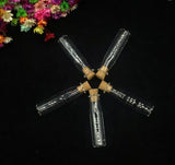 20 Glass Bottles with Cork for DIY Jewelry Pendants