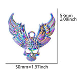 Skull Head Alloy Plated Colorful Pendant Necklace Bar Metal Jewelry