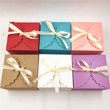 20 pcs Square Box Wedding Candy Biscuit Jewelry Box Customizable