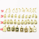Alphabet Letter Charms Necklace Pendants for Women 51244