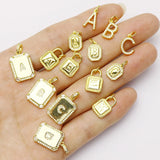 Alphabet Letter Charms Necklace Pendants for Women 51244