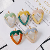 20 Alloy Strawberry Double-Hole Earrings Pendant Accessories