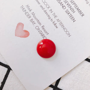 20pcs Round Resin Earrings Jewelry Accessories