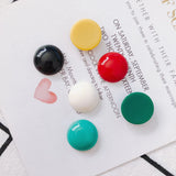 20pcs Round Resin Earrings Jewelry Accessories