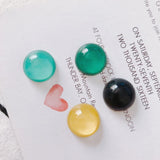 20pc Glass Round Wax Cord Women Jewelry Cabochon Earrings Supplies