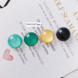 20pc Glass Round Wax Cord Women Jewelry Cabochon Earrings Supplies