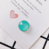 20pc Glass Round Wax Cord Women Jewelry Cabochon Earrings Supplies