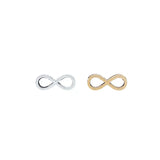 20 Tibetan Silver Infinity Spacer Beads Charms Bracelet Accessories 16x6.5mm