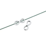 20 Tibetan Silver Infinity Spacer Beads Charms Bracelet Accessories 16x6.5mm
