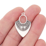 20 Tibetan Silver Boho Charms Pendants DIY Earring Jewelry Making 31x20mm