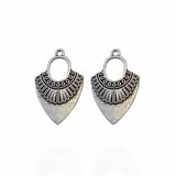 20 Tibetan Silver Boho Charms Pendants DIY Earring Jewelry Making 31x20mm