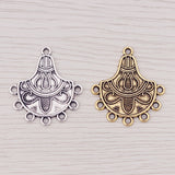 20 Tibetan Silver/Gold Earring Chandelier Connectors Charms Pendant