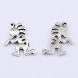 20 Tibetan Silver Kokopelli Charms Pendants DIY Jewellery Making