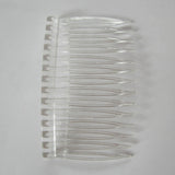 20 Pack Clear Plastic Hair Clips Side Combs 70X40mm
