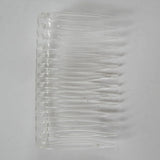 20 x Clear Plastic Hair Clips Side Combs 70X40mm