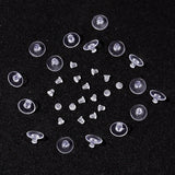200-1000pcs Soft Silicone Earring Back Stoppers in Box