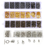 Jewelry Making Kits Earring Hooks Pins Jump Rings Lobster clasp DIY Findings Set