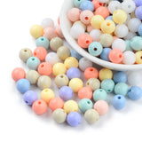 200pcs Round Acrylic Beads 8mm Spacer Beads DIY Jewelry Making