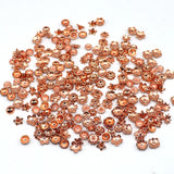 CCB Bead Caps Mixe Size Silver CCB Caps Charms Jewelry Findings