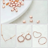 200-400pcs Butterfly CCB Charm Spacer Beads Silver Plated Acrylic Beads